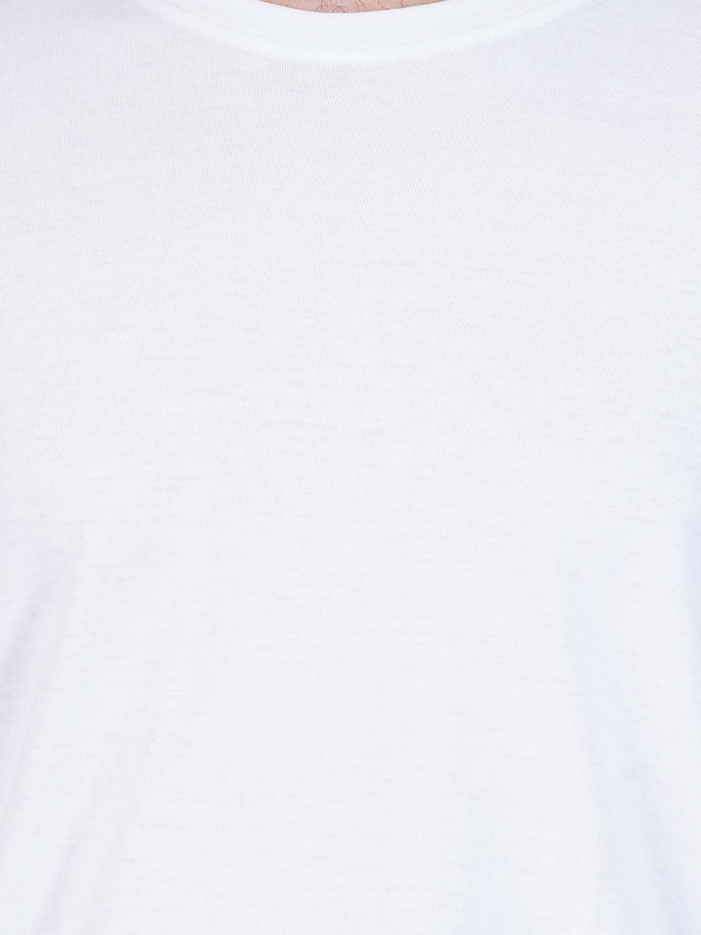 Pure Cotton T-Shirt for Men and Women - White-8