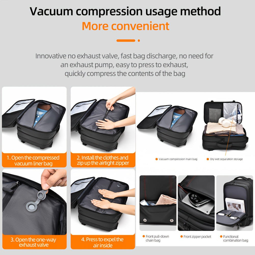 NNETM Laptop Backpack Large Capacity for Men and Women-2