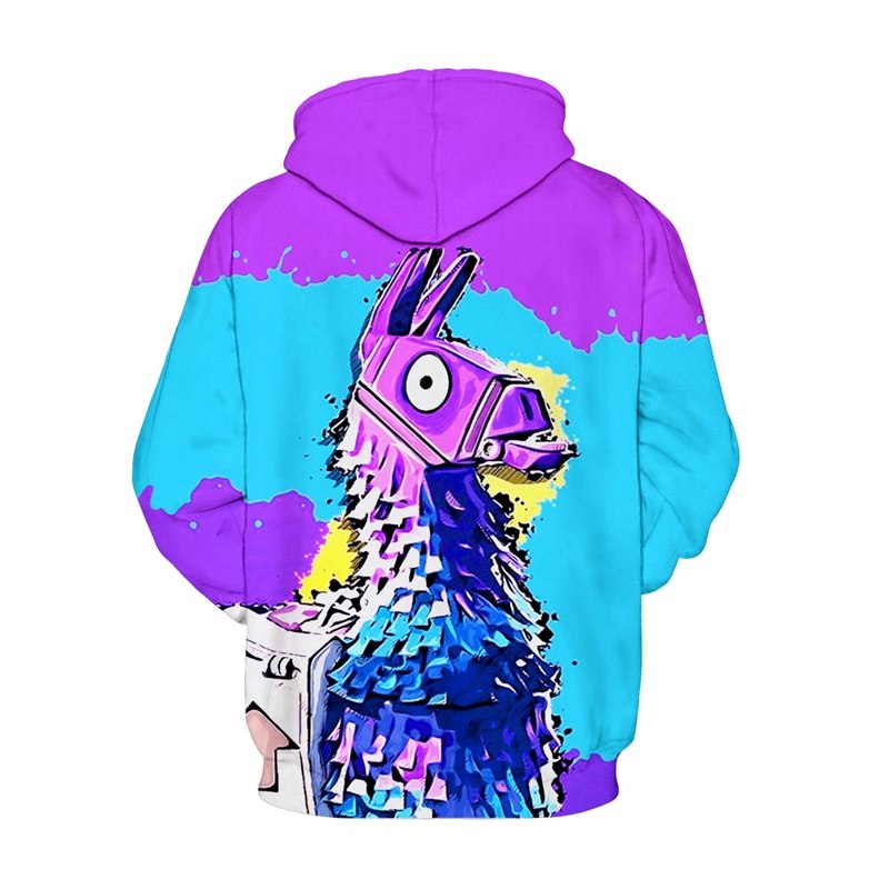 Men Women Fashion Cartoon HorsePlus Size 3D Print Sweatshirts